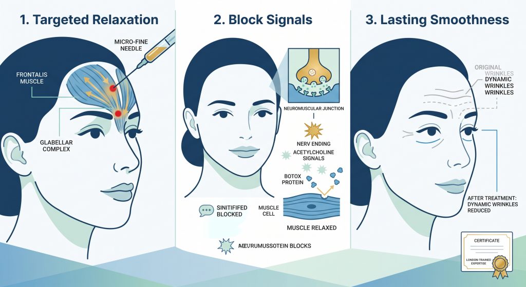 How botox works and how steps in injecting كيف يعمل البوتوكس وما هي خطوات الحقن؟
