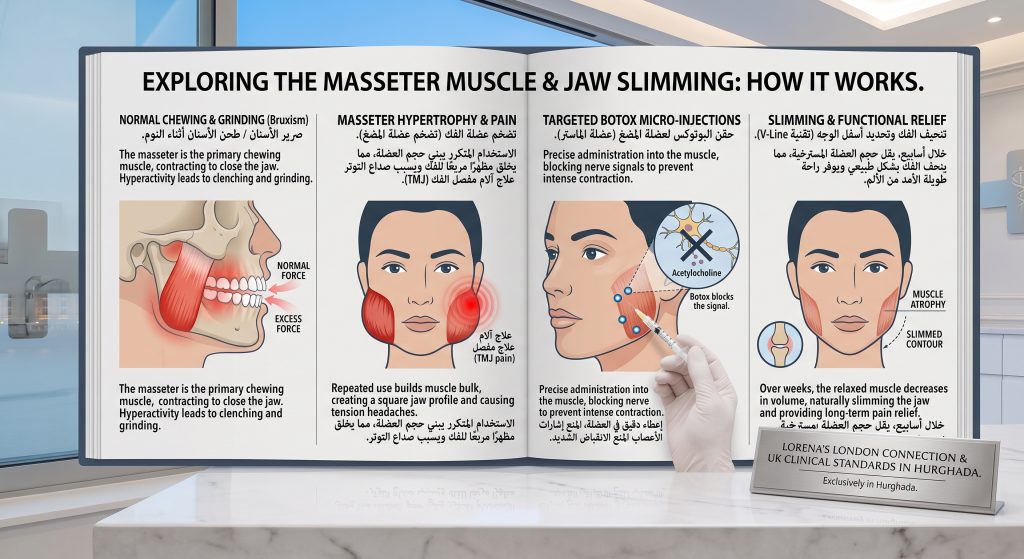 areas where masseter botox is used in Hurghada